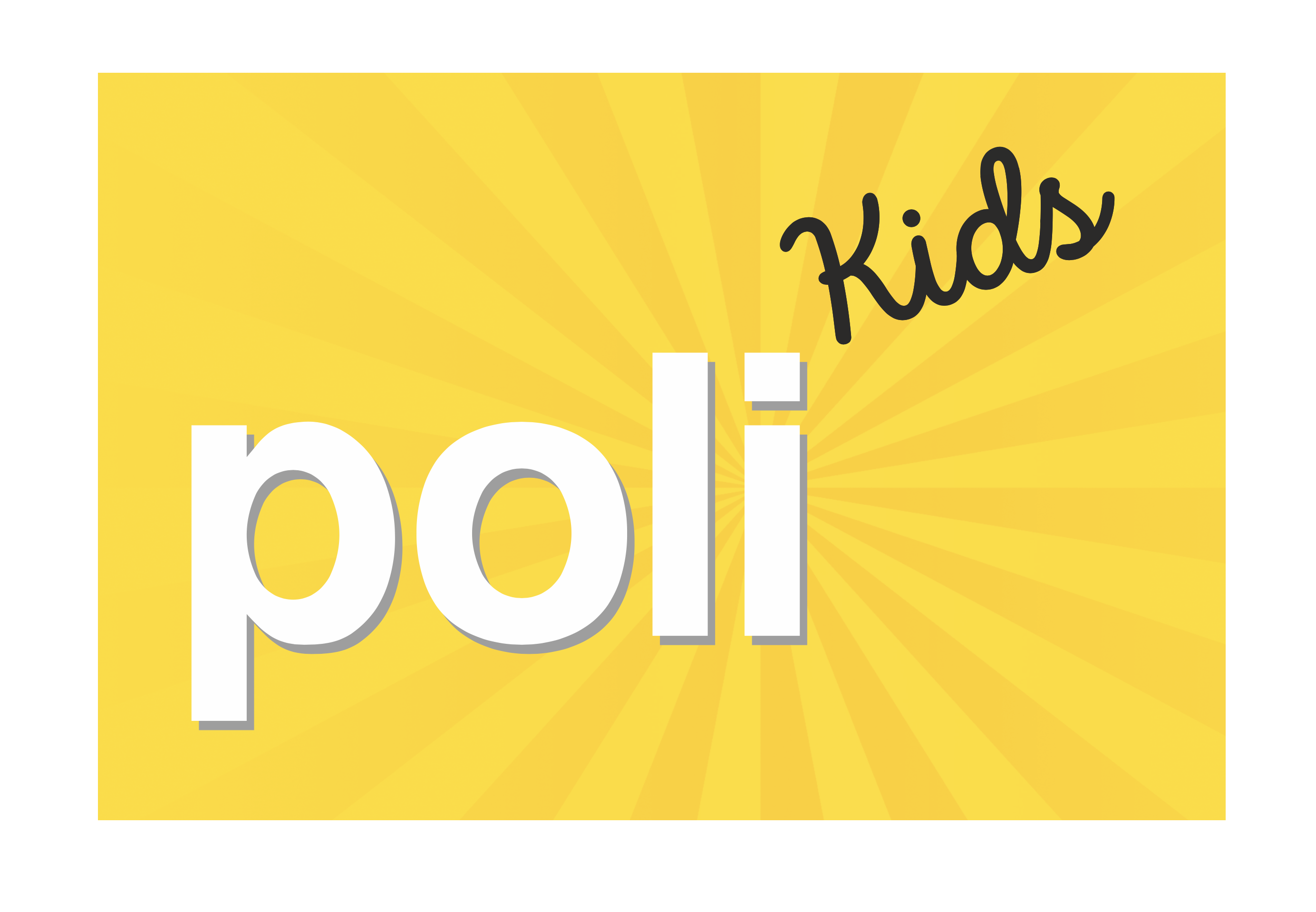 Logo Poli Kids cu background